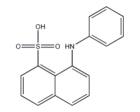 8-苯胺-1-萘磺酸结构式